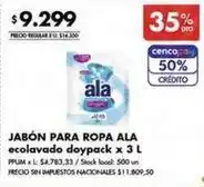 Disco Ala - jabón para ropa oferta