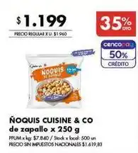 Disco Ñoquis de zapallo oferta