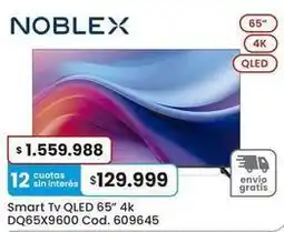 Coto Noblex - smart tv qled 65 4k dq65x9600 cod. 609645 oferta