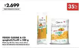 Disco Fideos spaghetti/fusilli oferta