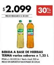Disco Terma - bebida a base de hierbas oferta
