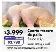 Disco Cuarto trasero de pollo fresco oferta