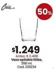 Coto Vaso apilable stiba oferta