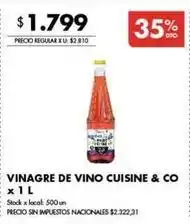 Disco Vinagre de vino oferta