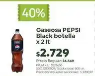 Jumbo Pepsi - gaseosa black botella oferta