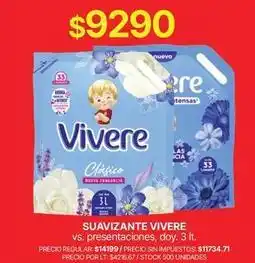 Supermercados Vea Vivere - suavizante oferta