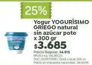 Jumbo Yogur griego natural sin az car pote oferta