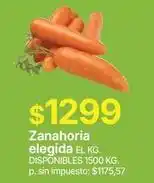 Supermercados Vea Zanahoria elegida oferta