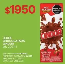 Supermercados Vea Cindor - leche chocolatada cindor oferta