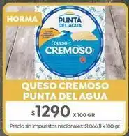 Jumbo Punta del agua - queso cremoso oferta