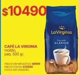 Supermercados Vea La virginia - café molido torrado clásico oferta