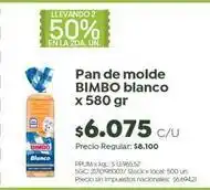 Jumbo Bimbo - pan de molde blanco oferta