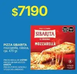 Supermercados Vea Sibarita - pizza mozzarella oferta
