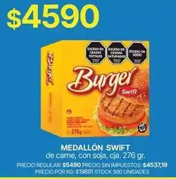 Supermercados Vea Swift - medallón oferta