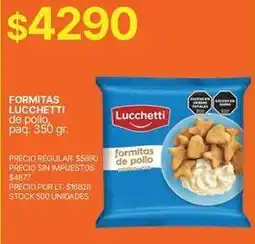 Supermercados Vea Lucchetti - formitas de pollo oferta