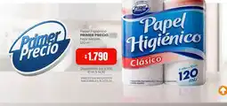 Cooperativa Obrera Primer precio - papel higiénico hoja simple oferta