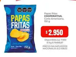 Cooperativa Obrera Coperativa - papas fritas corte americano oferta