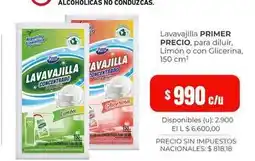 Cooperativa Obrera Primer precio - lavavajilla primer precio oferta