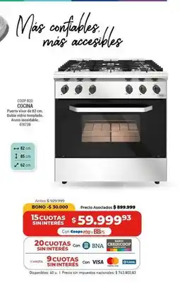 Cooperativa Obrera Coop - cocina oferta