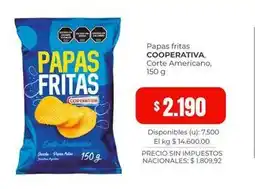 Cooperativa Obrera Papas fritas oferta