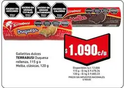 Cooperativa Obrera Terrabusi - galletitas dulces duquesa oferta
