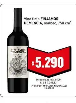 Cooperativa Obrera Malbec - vino tinto oferta