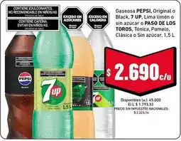 Cooperativa Obrera Paso de los toros - gaseosa original o sin azúcar oferta