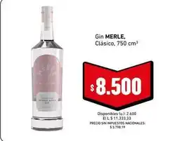 Cooperativa Obrera Gin merle, clásico oferta