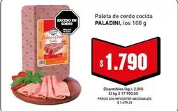 Cooperativa Obrera Paladini - paleta de cerdo cocida oferta