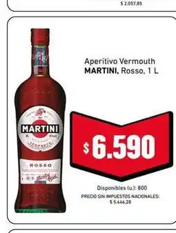 Cooperativa Obrera Martini - aperitivo vermouth oferta