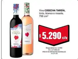 Cooperativa Obrera Norton - vino cosecha tardía oferta