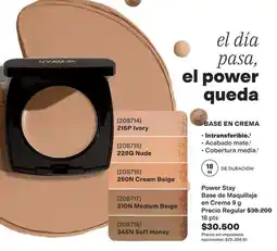Avon Avon - power stay base de maquillaje en crema oferta