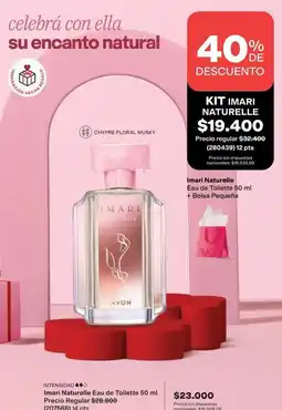 Avon Avon - smart naturelle eau de toilette 50 ml + bolsa pequena oferta