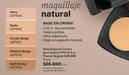 Avon Avon - maquillaje natural base en crema oferta