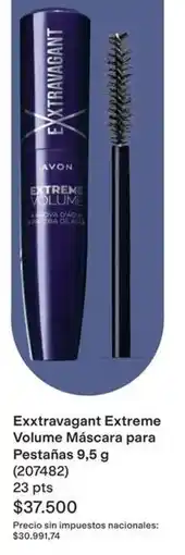 Avon Avon - exxtravagant extreme volume máscara para pestañas (207482) oferta