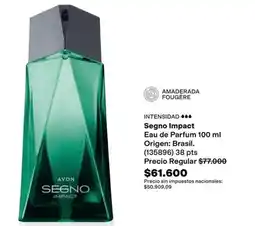 Avon Avon - segno impact eau de parfum 100 ml oferta