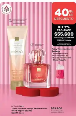 Avon Avon - today tomorrow always radiance oferta