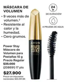 Avon Avon - máscara de volumen para pestañas 10 g (208691) oferta