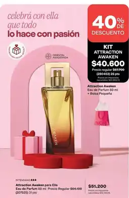 Avon Avon - attraction awaken eau de parfum 50 ml + bolsa pequeña oferta