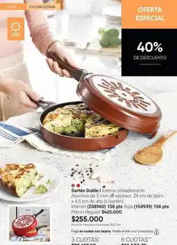 Avon Mm - sartén doble interior antiadherente oferta