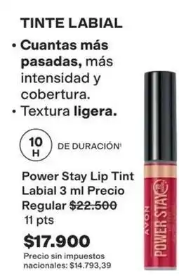 Avon Avon - power stay lip tint labial oferta