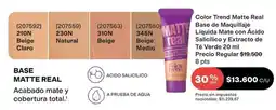 Avon Real - color trend matte base de maquillaje líquida oferta