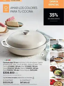 Avon Mm - cacerola baja 33 cm oferta