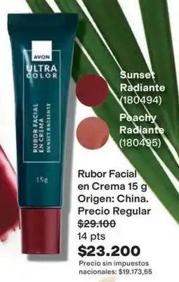 Avon Avon - rubor facial en crema oferta