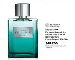Avon Avon - exclusive complicity eau de toilette 75 ml oferta