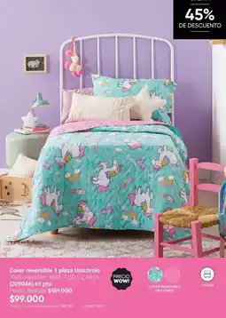 Avon Cover reversible 1 plaza unicornio (201046) oferta