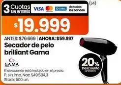 Changomas Gama - secador de pelo oferta