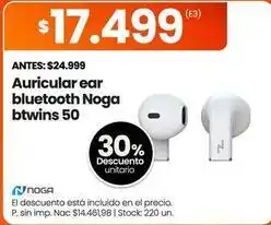 Changomas Noga - auricular ear bluetooth btwins 50 oferta