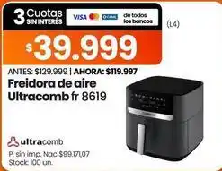 Ultracomb - freidora de aire fr 8619