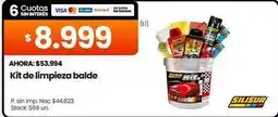 Changomas Silisur - kit de limpieza balde oferta